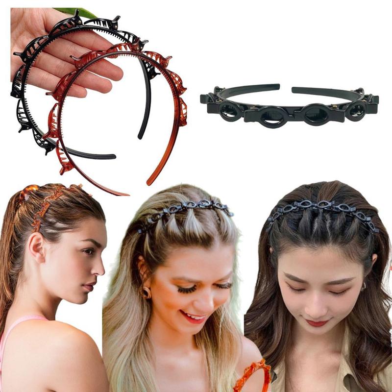 Tiara com Presilhas Hair Twister Arco Acessório Cabelo - Lika